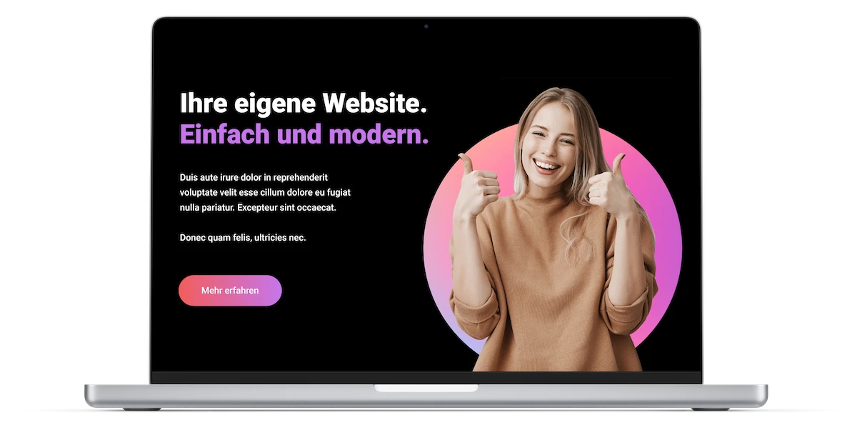 Professionelles Webdesign